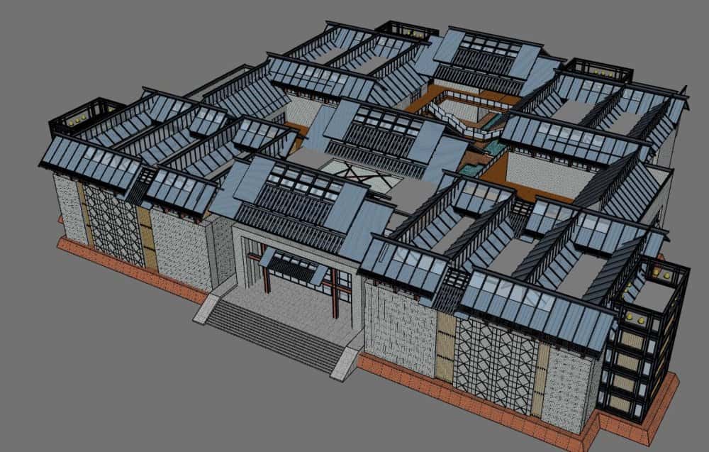 中式风格纪念馆，博物馆设计 G311