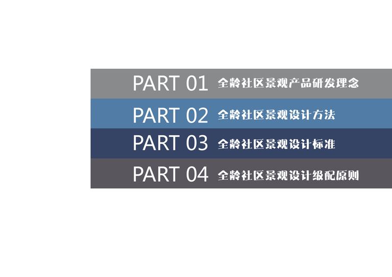旭辉全龄社区景观产品设计标准｜116页PDF 内容预览
